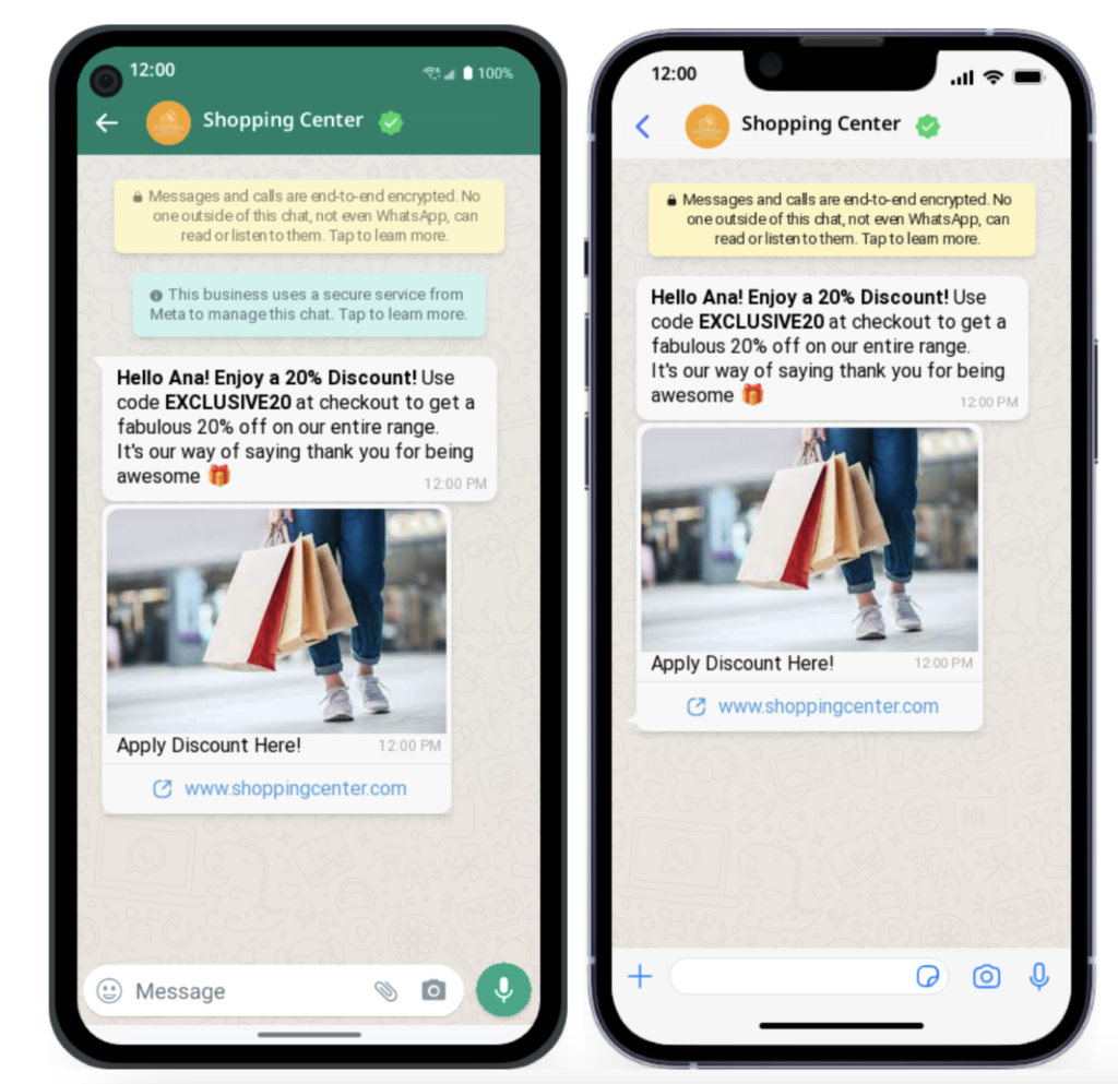 WhatsApp Conversations in Android and IOS mobile phones
